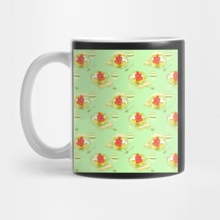 Waffle breakfast green Mug